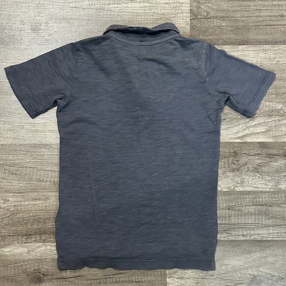 GapKids Charcoal Slub Polo Shirt - Picture 2 of 3